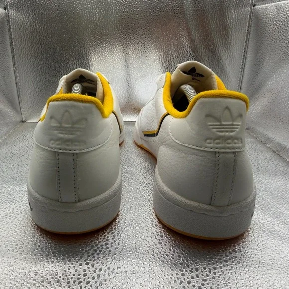 Size 11 Adidas Continental 80 Low White Mens Lace-Up Athletic Shoes G28995